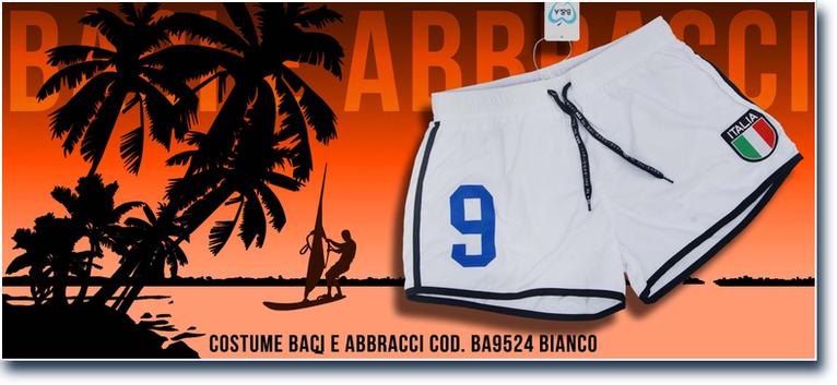 Baci e Abbracci cod. BA9524 Bianco. Prezzo al pubblico  15,30.