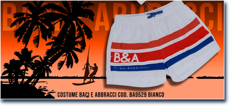 Baci e Abbracci cod. BA9529 Bianco. Prezzo al pubblico  22,95.