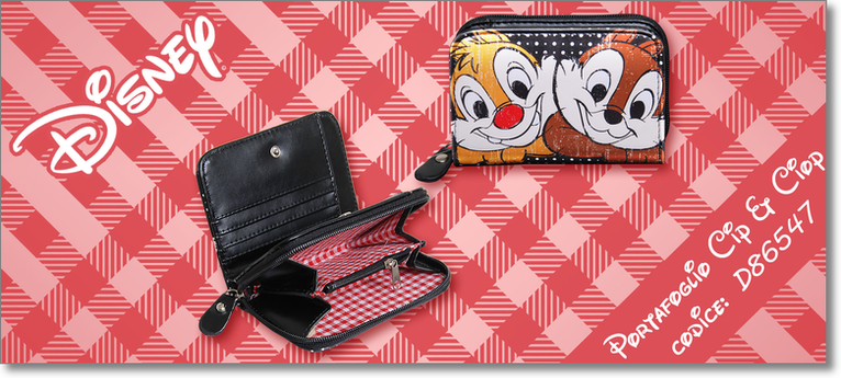 Disney Cip & Ciop portafogli cod. D86547. Prezzo al pubblico 20,60