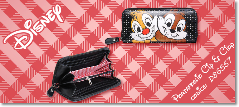 Disney Cip & Ciop portafogli cod. D86557. Prezzo al pubblico 20,60