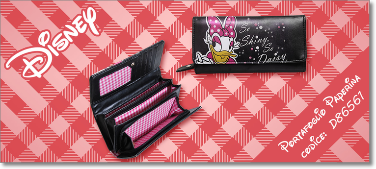 Disney Paperina portafogli cod. D86561. Prezzo al pubblico 24,20