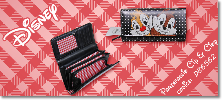 Disney Cip & Ciop portafogli cod. D86562. Prezzo al pubblico 24,20