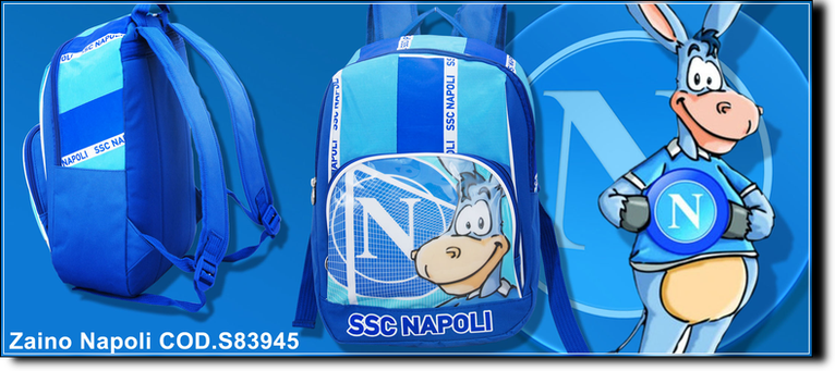 SSC Napoli cod. S83945 zaino. Prezzo al pubblico  28,80. 