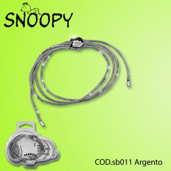 Snoopy codice SB011 colore argento. Prezzo al pubblico € 7,50