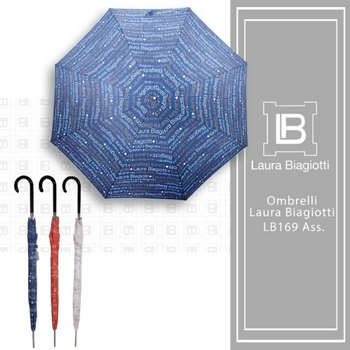 Laura Biagiotti cod.LB169 Ass. Pz.3. Prezzo al pubblico per singolo ombrello € 17,50