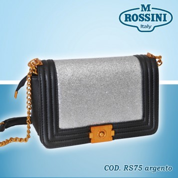 Borsetta ragazza, Rossini cod. RS75 argento. Prezzo al pubblico € 15,00