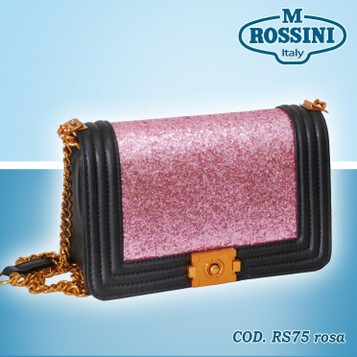 Borsetta ragazza, Rossini cod. RS75 rosa. Prezzo al pubblico € 15,00