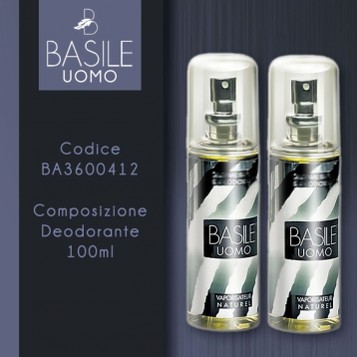 BASILE cod. BA3600412. Prezzo al pubblico per singolo deodorante € 6,00