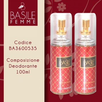 BASILE cod. BA3600535. Prezzo al pubblico per singolo deodorante € 6,00