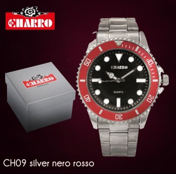 Charro cod. CH09 silver nero rosso. Prezzo al pubblico € 35,00