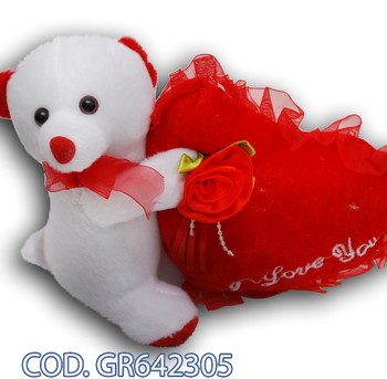 Orsetto con cuore cod. GR642305. Prezzo al pubblico € 8,70