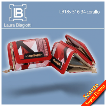 Laura Biagiotti cod. LB18s-516-34 corallo. Prezzo al pubblico € 32,50