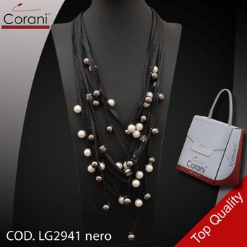 Collana CORANI cod. LG2941 nero. Prezzo al pubblico € 22,50