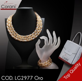 Collana CORANI cod. LG2977 oro. Prezzo al pubblico per set completo € 36.50