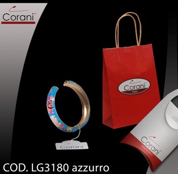 Corani cod. LG3180 azzurro. Prezzo al pubblico per singolo pezzo € 6,00