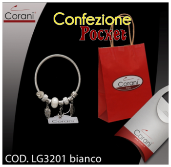 Corani cod. LG3201 bianco. Prezzo al pubblico per singolo pezzo € 6,00