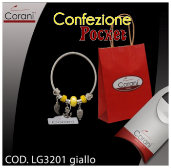 Corani cod. LG3201 giallo. Prezzo al pubblico per singolo pezzo € 6,00