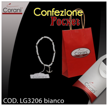 Corani cod. LG3206 bianco. Prezzo al pubblico per singolo pezzo € 6,00