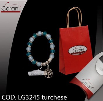 Corani cod. LG3245 turchese. Prezzo al pubblico per singolo pezzo € 6,00