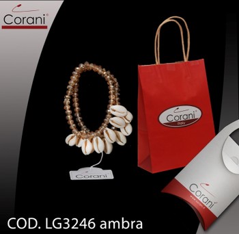 Corani cod. LG3246 ambra. Prezzo al pubblico per singolo pezzo € 6,00