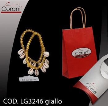 Corani cod. LG3246 giallo. Prezzo al pubblico per singolo pezzo € 6,00