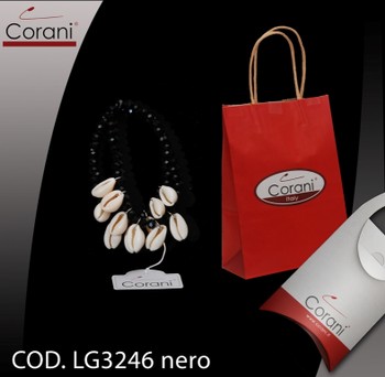 Corani cod. LG3246 nero. Prezzo al pubblico per singolo pezzo € 6,00