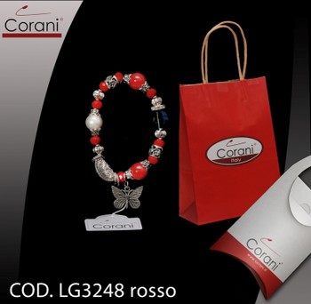 Corani cod. LG3248 rosso. Prezzo al pubblico per singolo pezzo € 6,00