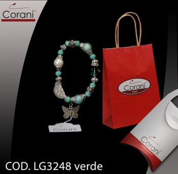 Corani cod. LG3248 verde. Prezzo al pubblico per singolo pezzo € 6,00