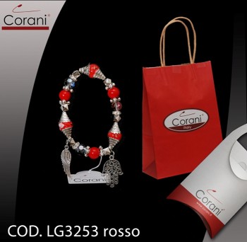 Corani cod. LG3253 rosso. Prezzo al pubblico per singolo pezzo € 6,00