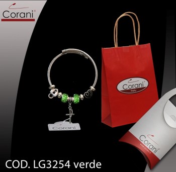 Corani cod. LG3254 verde. Prezzo al pubblico per singolo pezzo € 6,00