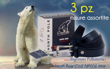 North Pole cod. NP006 blu pz.3. Prezzo al pubblico per singolo pezzo € 19,50