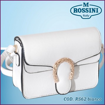 Borsetta ragazza, Rossini cod. RS62 bianco. Prezzo al pubblico € 15,00