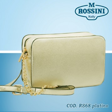 Borsetta ragazza, Rossini cod. RS68 Platino. Prezzo al pubblico € 15,00