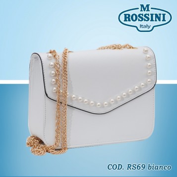 Borsetta ragazza, Rossini cod. RS69 bianco. Prezzo al pubblico € 15,00