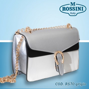 Borsetta ragazza, Rossini cod. RS70 grigio. Prezzo al pubblico € 15,00