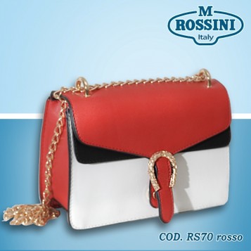 Borsetta ragazza, Rossini cod. RS70 rosso. Prezzo al pubblico € 15,00