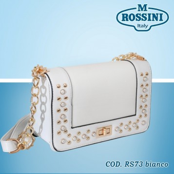 Borsetta ragazza, Rossini cod. RS73 bianco. Prezzo al pubblico € 15,00