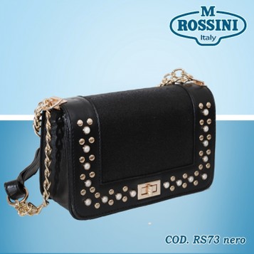 Borsetta ragazza, Rossini cod. RS73 nero. Prezzo al pubblico € 15,00