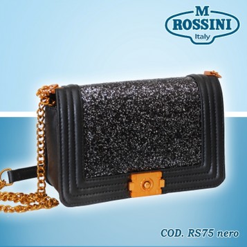 Borsetta ragazza, Rossini cod. RS75 nero. Prezzo al pubblico € 15,00