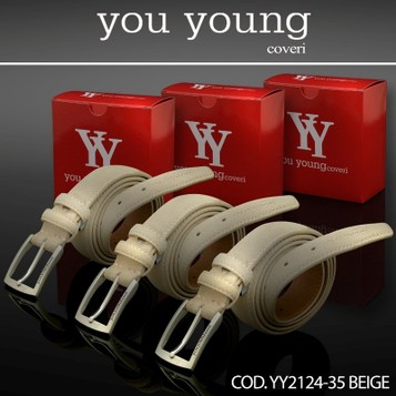 Coveri You Young cod. YY2124-35 BEIGE, pezzi 3. Prezzo al pubblico per singola cintura € 16,50