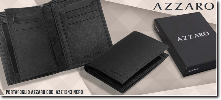 Azzaro cod. AZZ1243 Nero. Prezzo al pubblico  14,05.