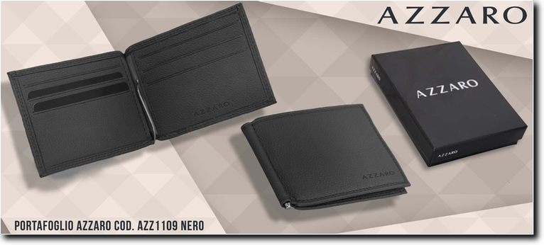 Azzaro cod. AZZ1109 Nero. Prezzo al pubblico  10,45.