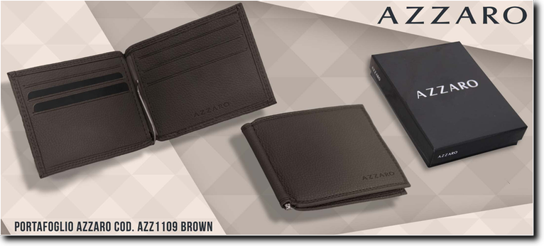 Azzaro cod. AZZ1109 Brown. Prezzo al pubblico  10,45.