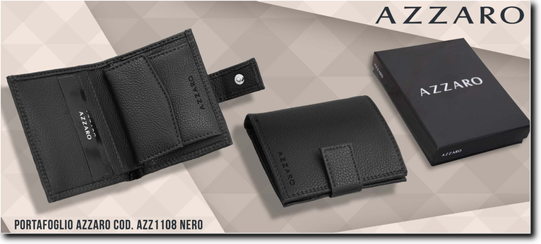 Azzaro cod. AZZ1108 Nero. Prezzo al pubblico  11,35.