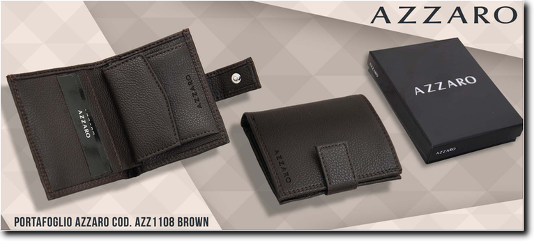 Azzaro cod. AZZ1108 Brown. Prezzo al pubblico  11,35.