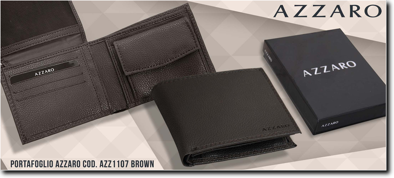 Azzaro cod. AZZ1107 Brown. Prezzo al pubblico  15,30.