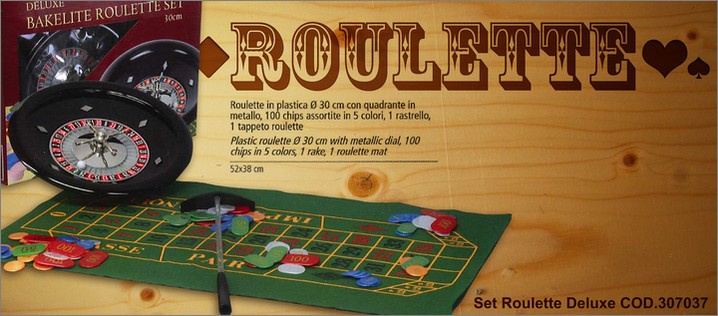 Set Roulette Deluxe. Cod. 307037. Prezzo al pubblico  79,00