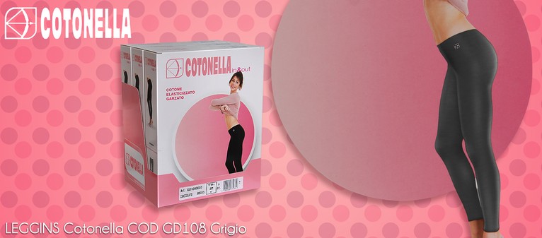 Cotonella - cod. GD108 grigio. Prezzo al pubblico  10,35.