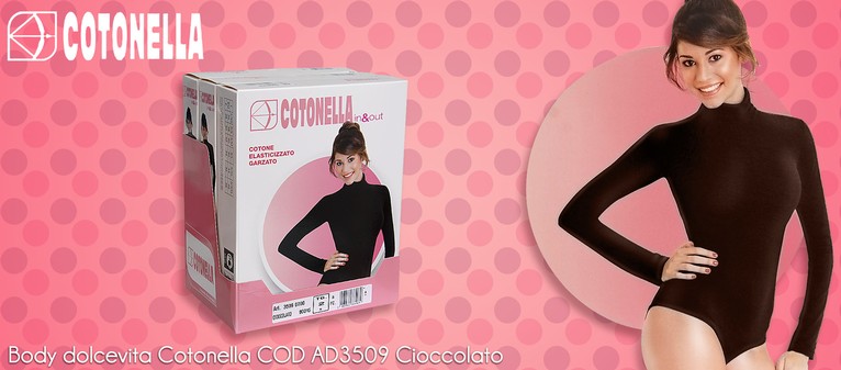 Cotonella - cod. AD3509 cioccolato. Prezzo al pubblico per maglia  15,30.