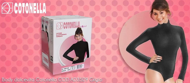Cotonella - cod. AD3509 grigio. Prezzo al pubblico per maglia  15,30.